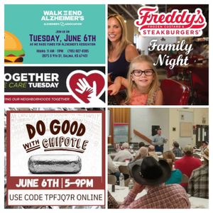 Events for Tuesday, June 6