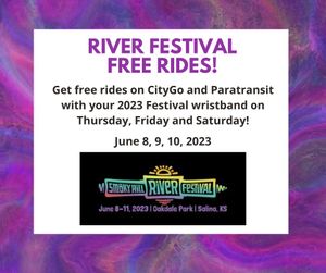 OCCK Transportation Celebrates 2023 Smoky Hill River Festival With Free Rides & Extended Hours