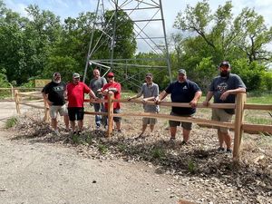 Pestinger Distributing Assists in Fence Construction & Fisheries Conservation Efforts at Lakewood Park
