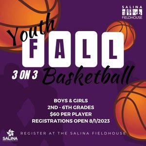 Youth Fall Basketball at Salina Fieldhouse