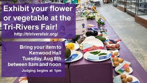 Exhibit Your flowers & Vegetables at the Fair