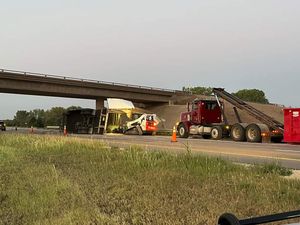 UPDATE: Texas Man Injured After Semi Overturns on Interstate