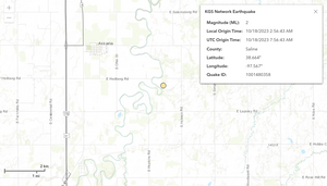Wednesday Earthquakes