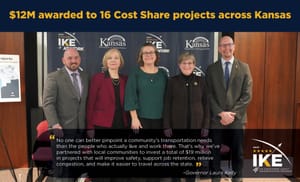 Governor Kelly Announces Over $12M Awarded to Fall 2023 KDOT Cost Share Projects, Including Salina