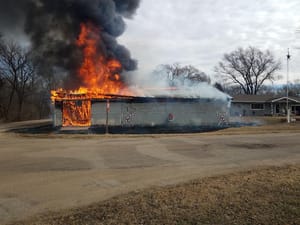 Fire Claims Garage in Bavaria