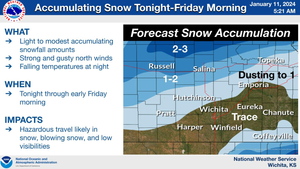 More Snow Expected Tonight Through Friday Morning