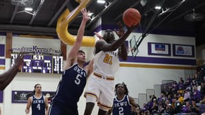 Comeback Coyotes! KWU rallies from 15-point deficit in final 10 minutes beats Bethel 72-69
