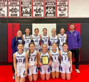 SES Jr High Basketball Teams End Season with Tournament Win