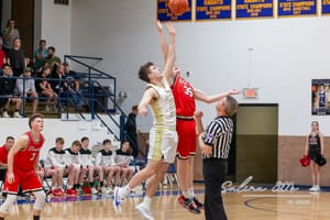 Sacred Heart Boys Come Back to Win 41-38 Against Ellsworth on Senior Night (Photo Gallery)