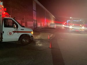 SFD Fighting Fire at Abandoned Hotel in West Salina