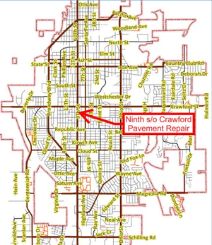 Ninth St Pavement Repairs