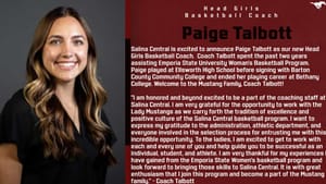Salina Central Welcomes Paige Talbott as New Head Girls Basketball Coach