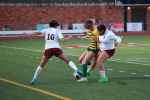 Lady Cougars Dominate Mustangs with 5-0 Soccer Victory