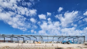 Hangar Project Underway Near Airport Terminal