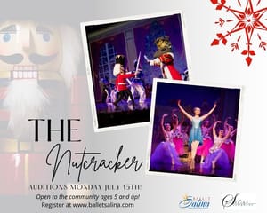 Ballet Salina Auditions for Nutcracker Performance
