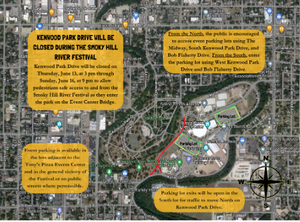 Kenwood Park Dr to be Closed During the Smoky Hill River Festival