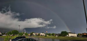 Heavy Downpour Gives Way to Stunning Scenery