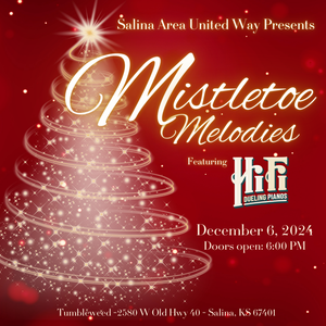 Salina Area United Way to Host 4th Annual Mistletoe Melodies Featuring HiFi Dueling Pianos