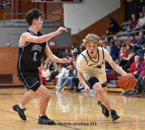 Salina Central Boys Beat Eisenhower Tigers 41-31 ( Photo Gallery)