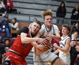 Mustang Boys Battle, but Fall Short in 43-69 Loss Against Maize Eagles (Photo Gallery)