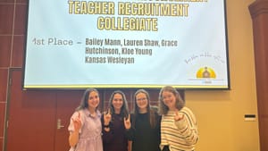 Two Kansas Wesleyan Teams Place First at Educators Rising Competition, Headed to Nationals