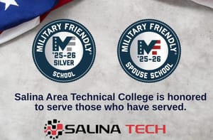 Salina Area Technical College Earns 2025–2026 Military Friendly® School Designation