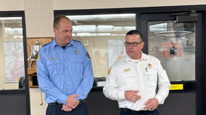 Salina Fire Department Holds Badge Ceremony for Newly Promoted Medical Officer