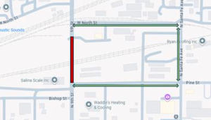 Road Closures On N. 9th And W. North St. For Railroad Repairs