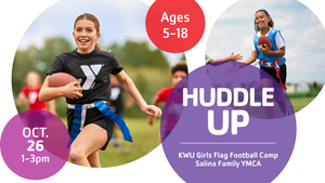 Salina Family YMCA and KWU host girls-only flag football camp