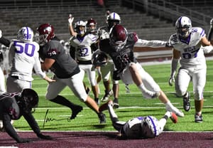 Salina Central vs Topeka West in First Round of Football Playoffs - Photo Gallery