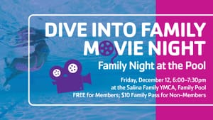 YMCA Family Movie Night at the Pool – Friday, December 12